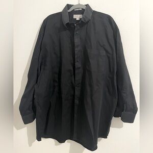 Classic Black Button-Up Shirt